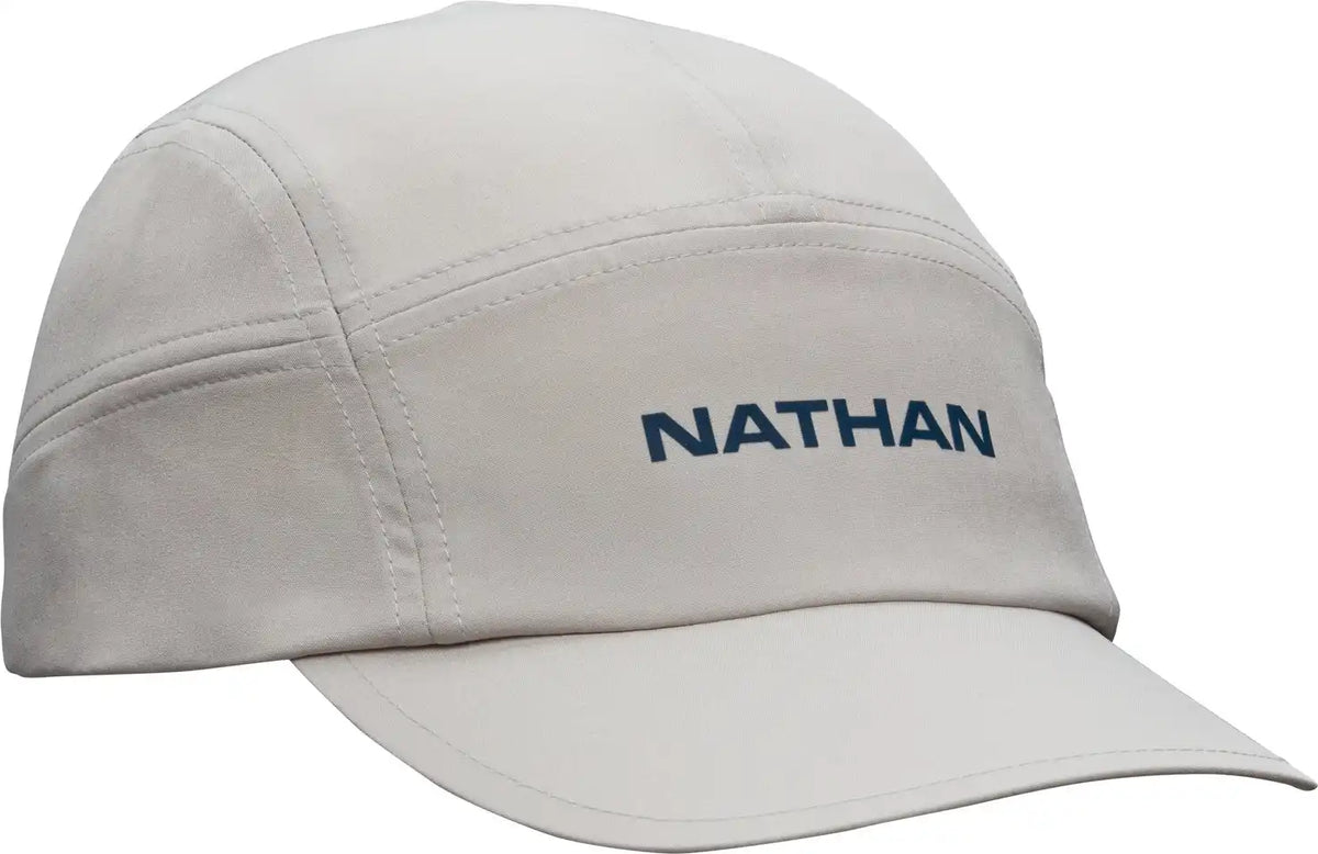 Nathan Sports Ns10800 Run Cool Stash Hat - Vapor Grey Sailor Blue - Grey Sailor Blue / Osfm