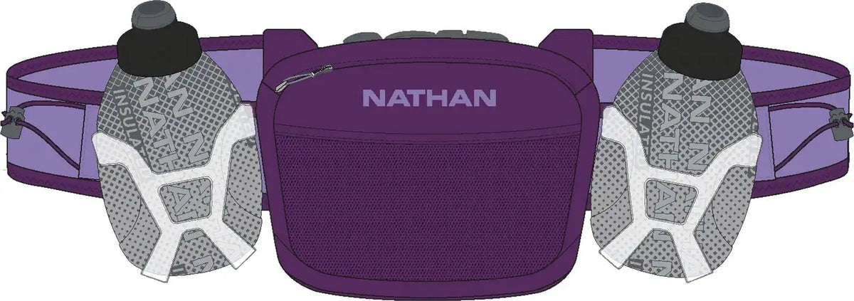 Nathan Sports Ns30510 Trail Mix Plus Insulated 3.0 - Imperial Purple Paisley - Purple Paisley / Osfm