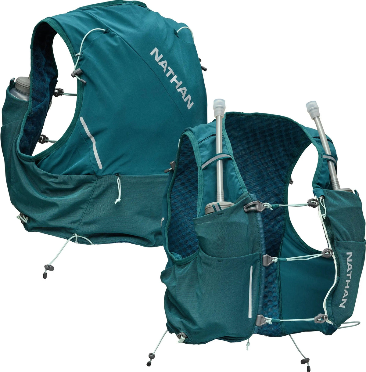 Nathan Sports Ns30710 Wm’s Pinnacle Pro 6l - Deep Teal Reflective Silver - Teal Reflective Silver / Xs