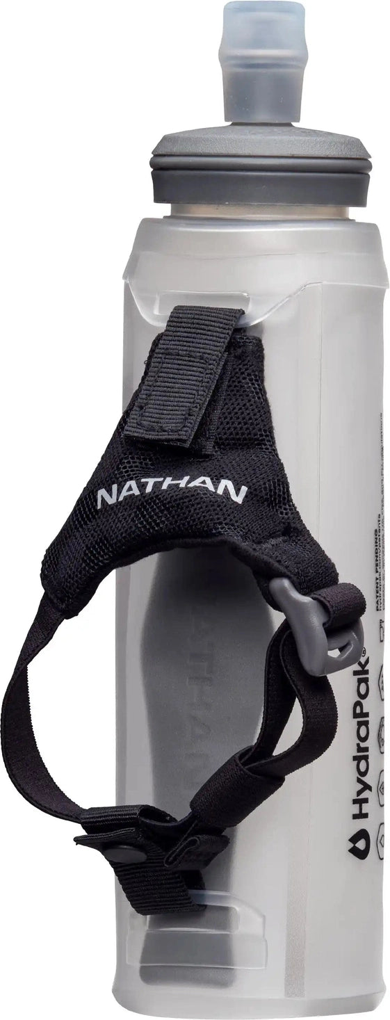 Nathan Sports Ns40280 Exoshot 14 Oz Lite Black / Reflective - Silver / Osfm