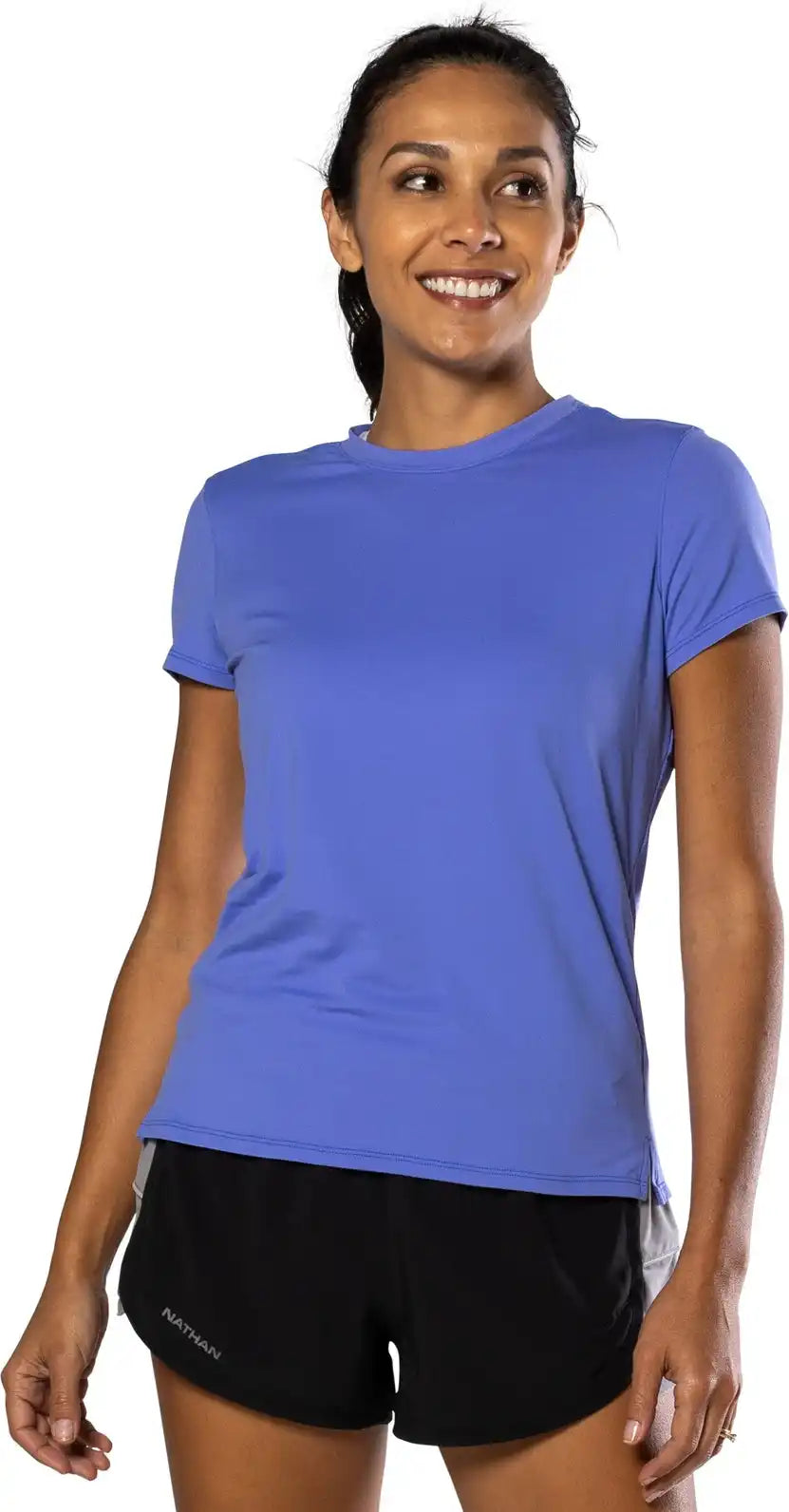 Nathan Sports Ns51280 Wm’s Dash Tee 2.0 - Baja Purple - Purple / Xs