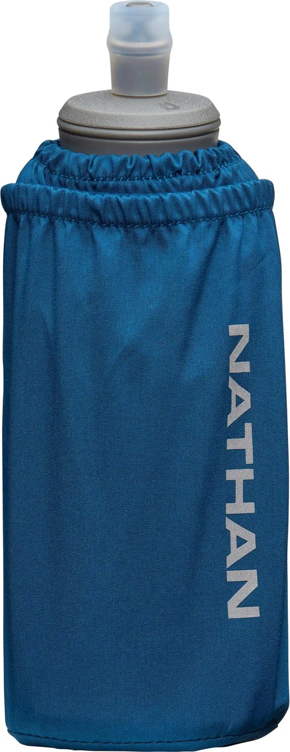 Nathan Sports Ns70680 Pinnacle 18oz Ins. Soft Flask - Sailor Blue Reflective Silver - Blue Reflective Silver / Osfm