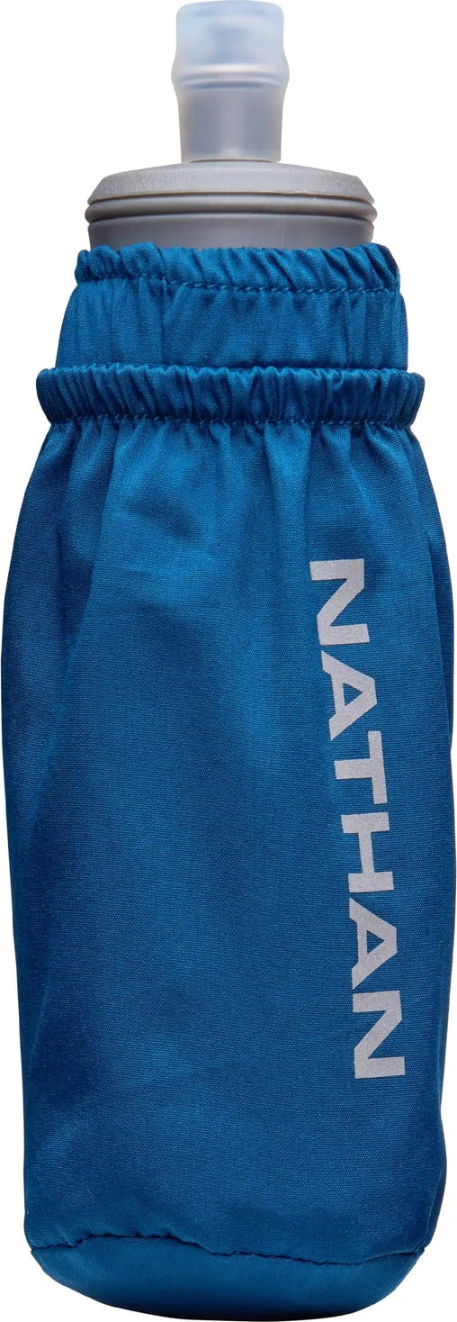 Nathan Sports Ns70720 Pinnacle 14oz Soft Flask - Sailor Blue Reflective Silver - Blue Reflective Silver / Osfm