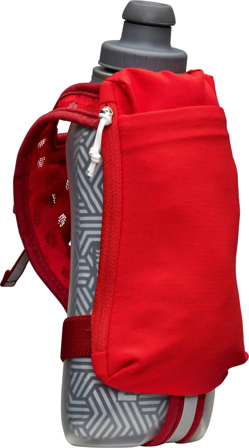 United Sports Brands Ns70760 Speeddraw 2 18oz Ins. Flask - Ribbon Red Reflective Silver - Red Reflective Silver / Osfa