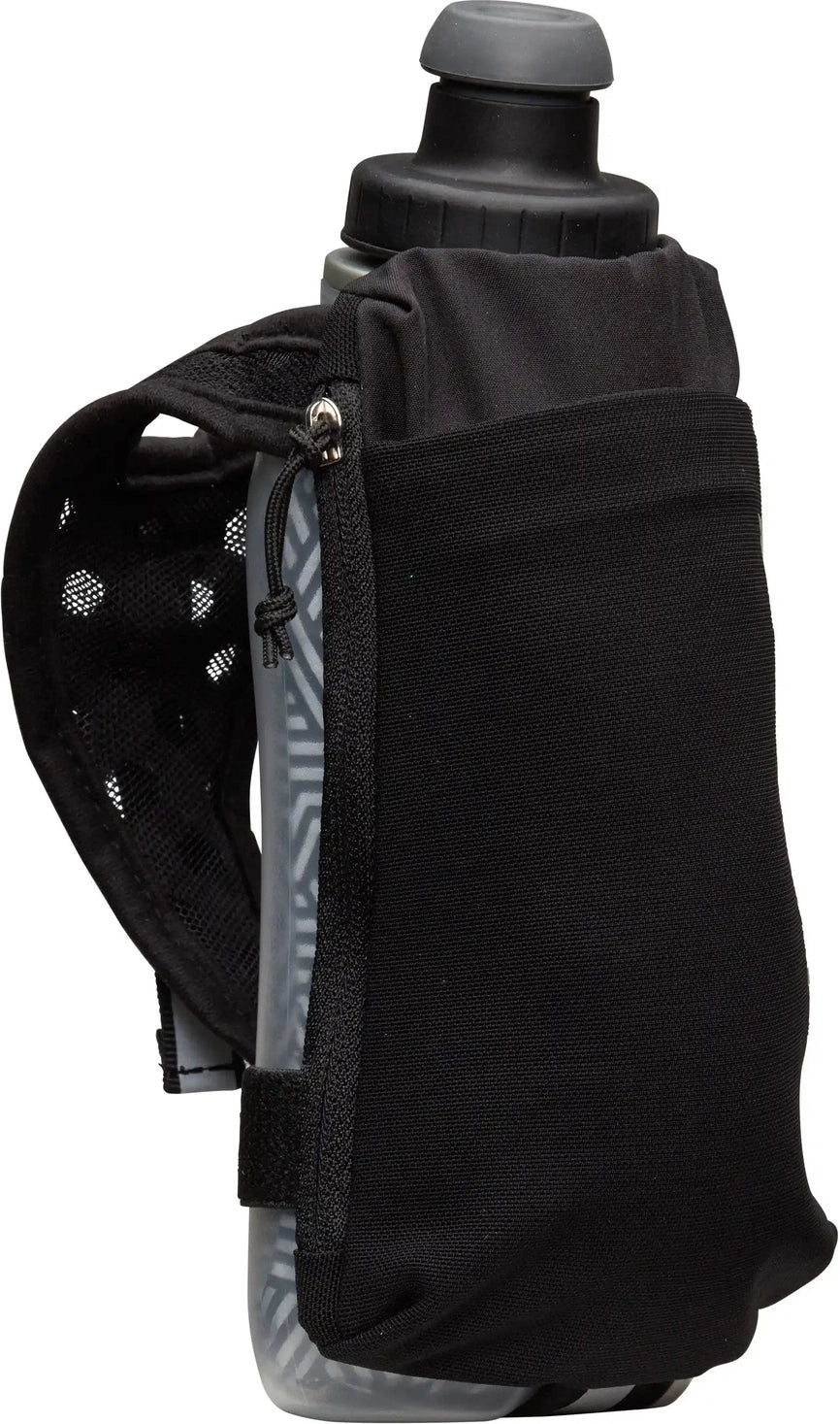 Nathan Sports Ns70780 Speeddraw 2 12oz Ins. Flask - Black Reflective Silver - Reflective Silver / Osfa