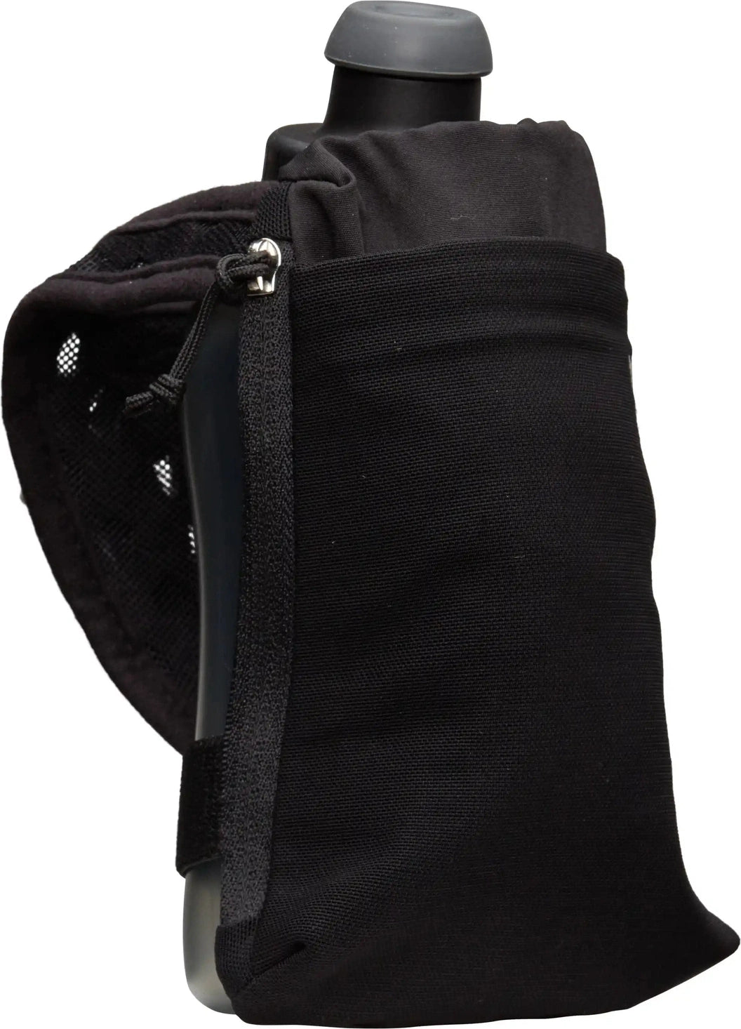 Nathan Sports Ns70860 Speeddraw 2 12oz Flask - Black Reflective Silver - Reflective Silver / Osfa