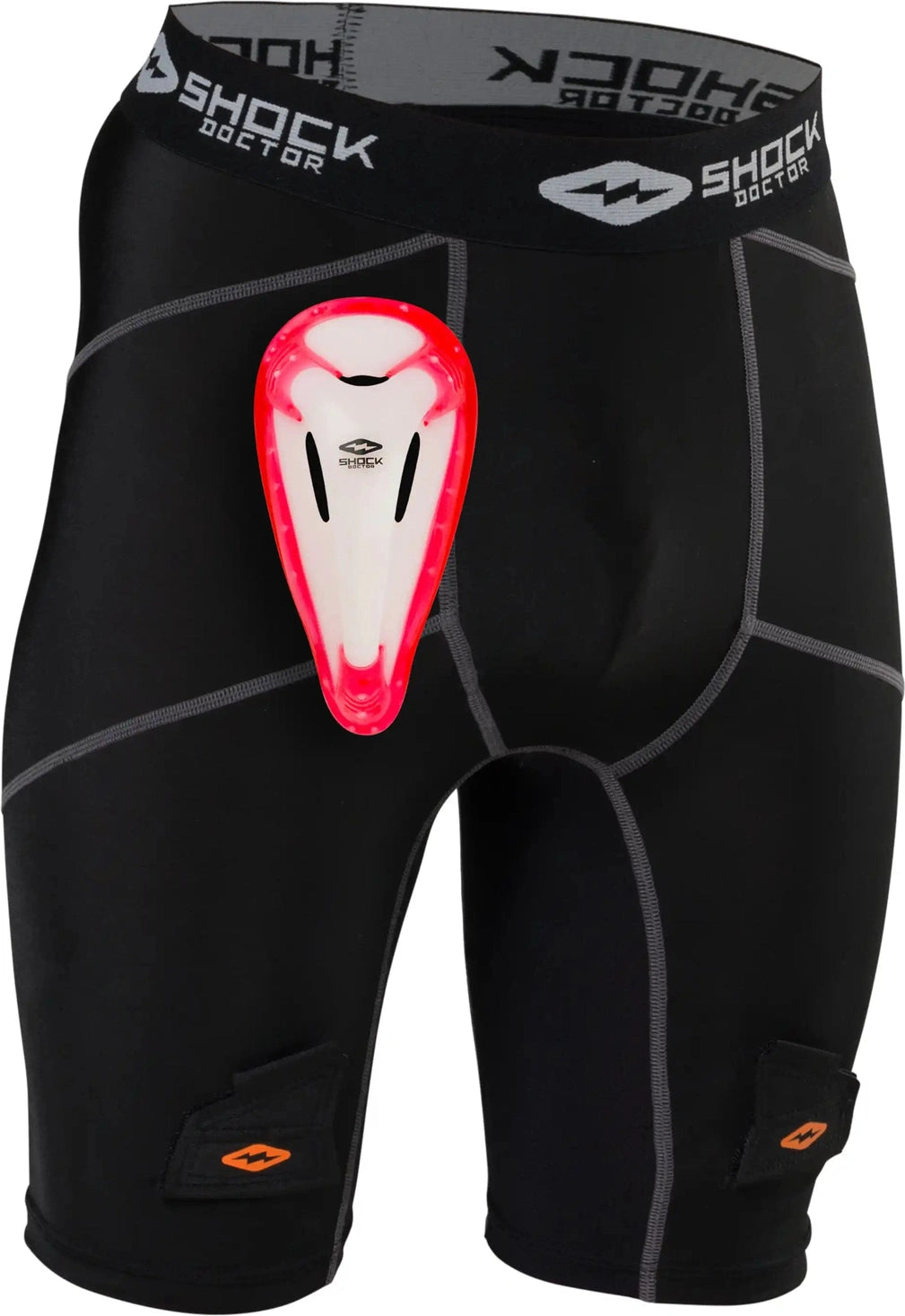 Sock Doctor Sd31730 Boy’s Compression Hockey Short W/ Bioflex Cup - Black / Xs