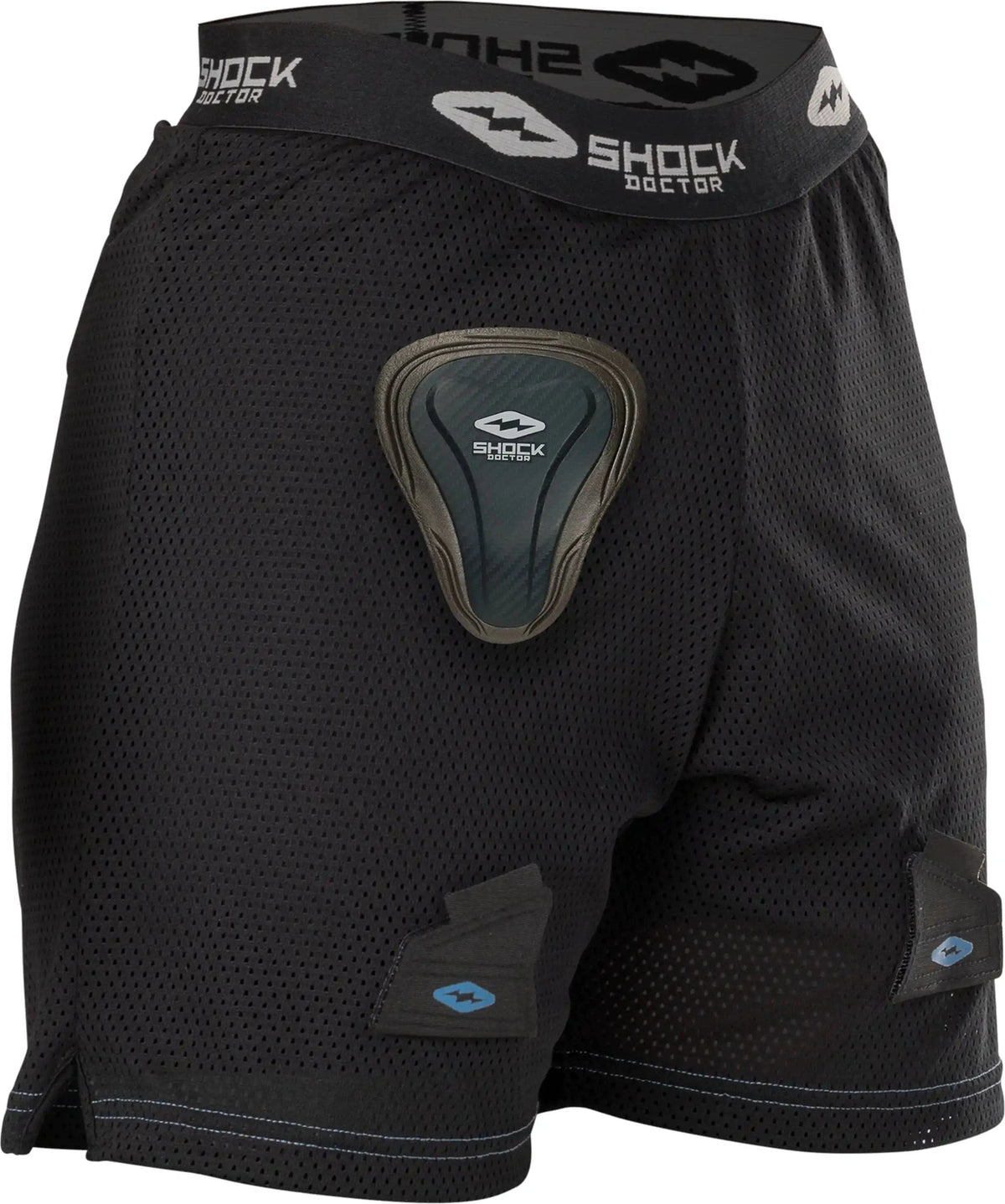Sock Doctor Sd31830 Wm’s Loose Hockey Short W/ Pelvic Protector - Black / Xs