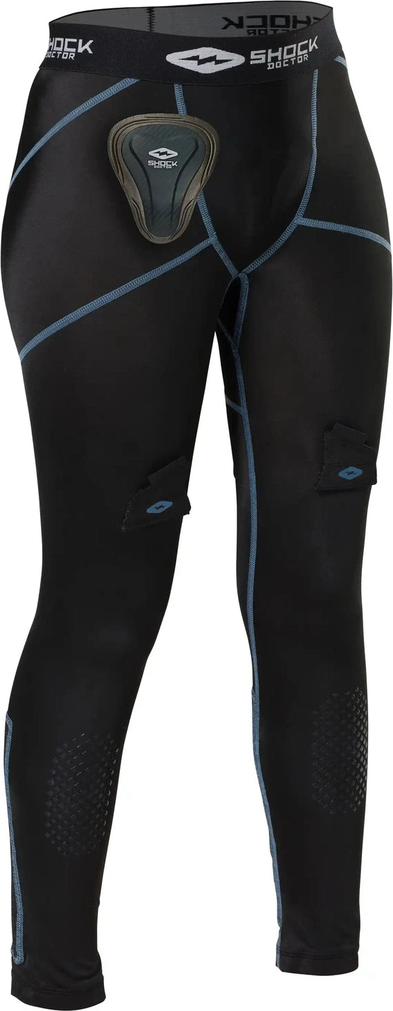 Sock Doctor Sd32090 Girl’s Compression Cut Resistance Hockey Pant W/pelvic Protector - Black / s