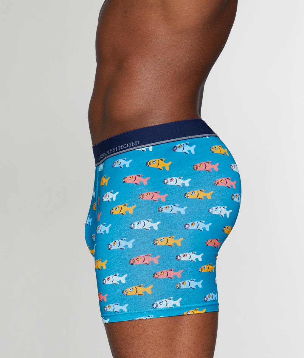 Unsimply Stitched Fish Boxer Brief