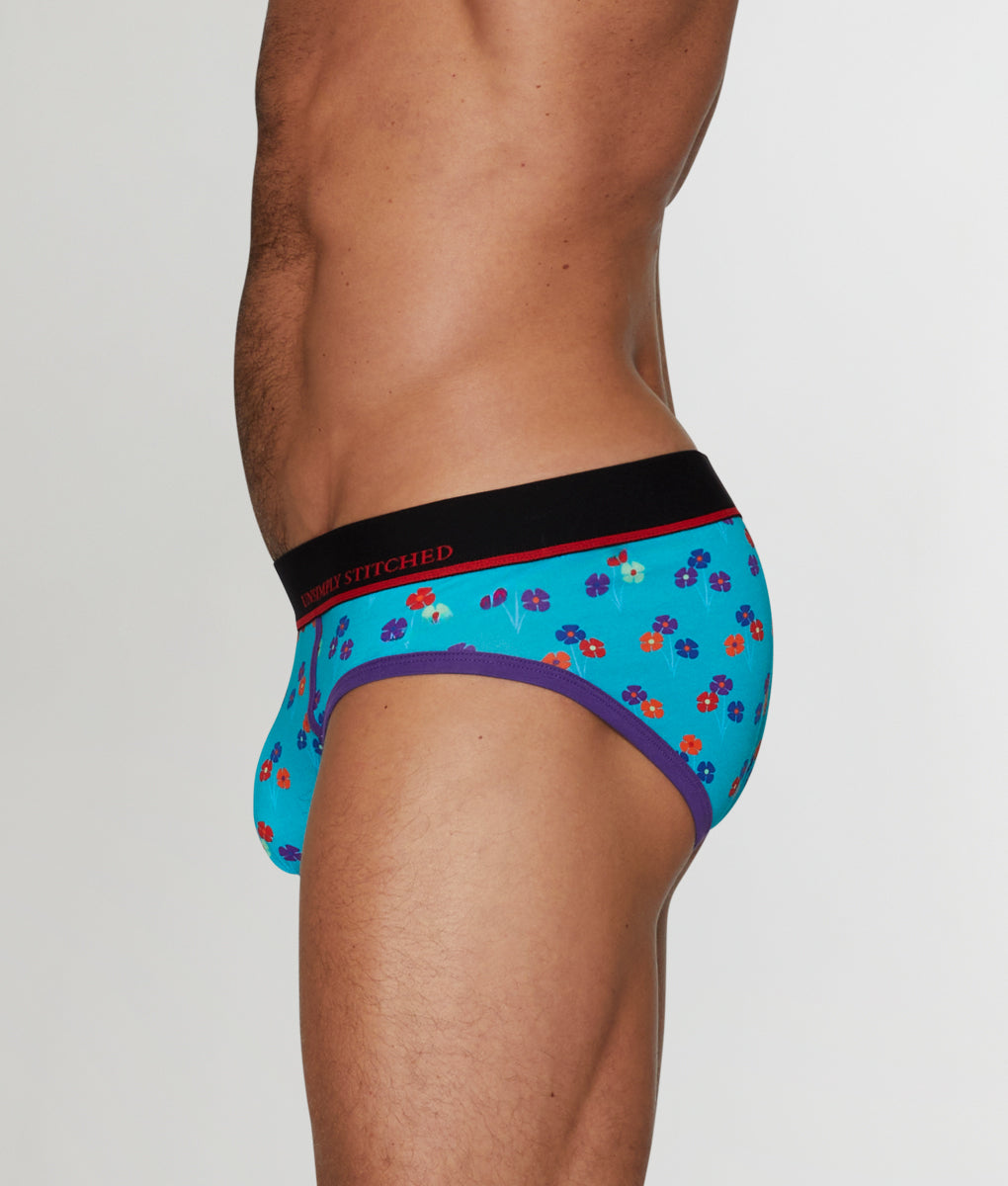 Unsimply Stitched Floral Brief