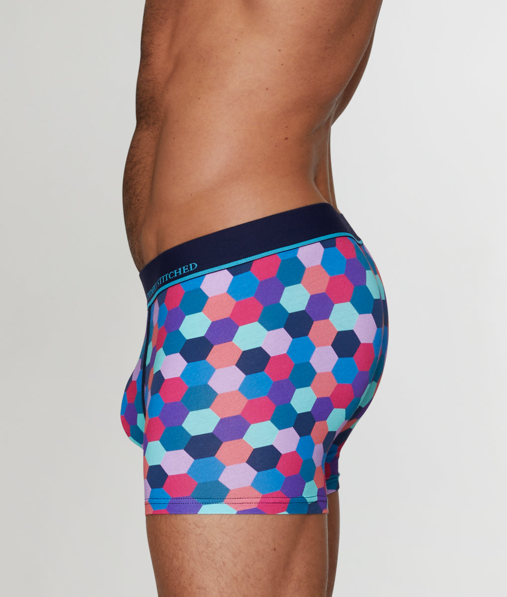 Unsimply Stitched Honeycomb Trunk