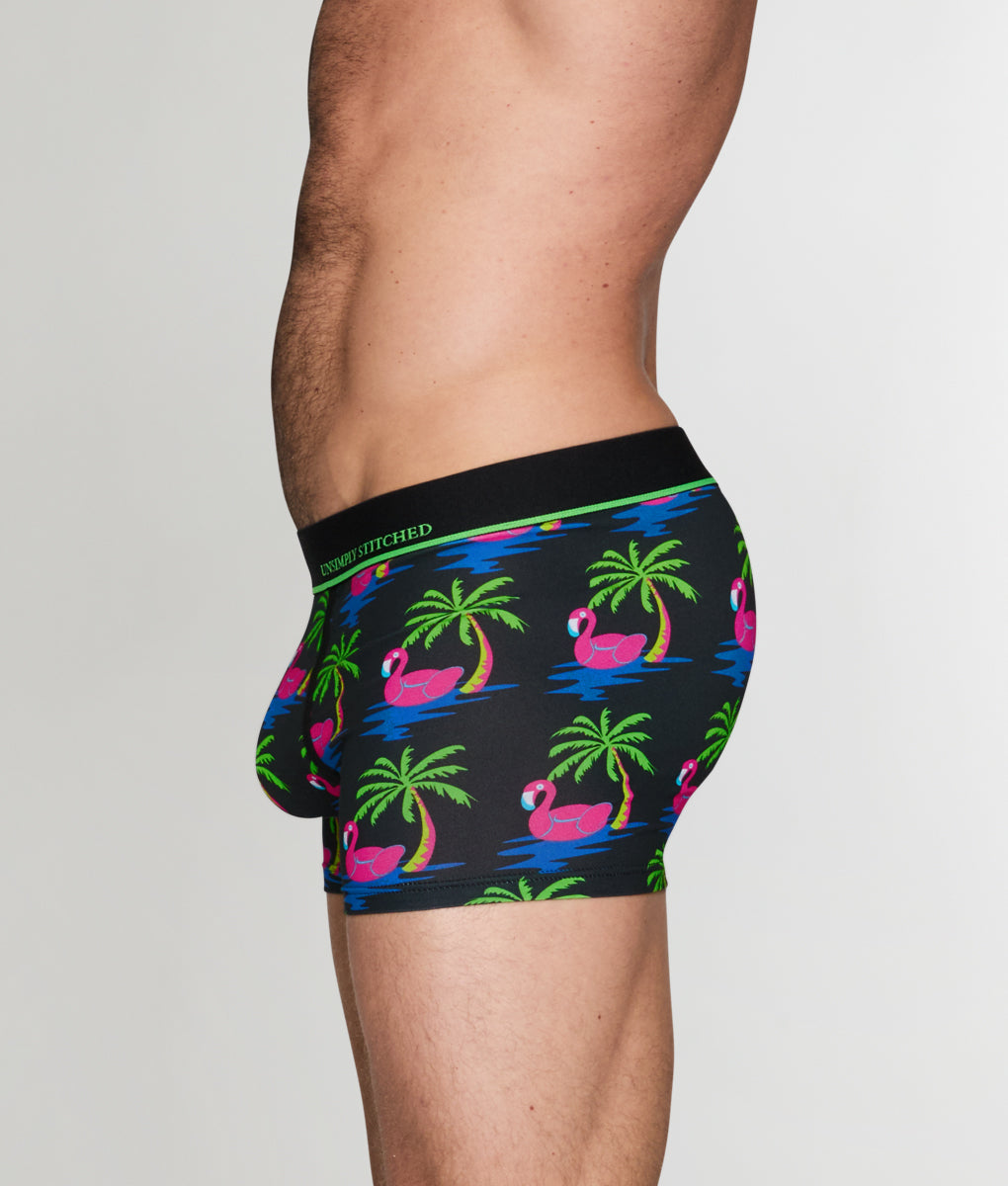 Unsimply Stitched Flamingo Palm Tree Trunk