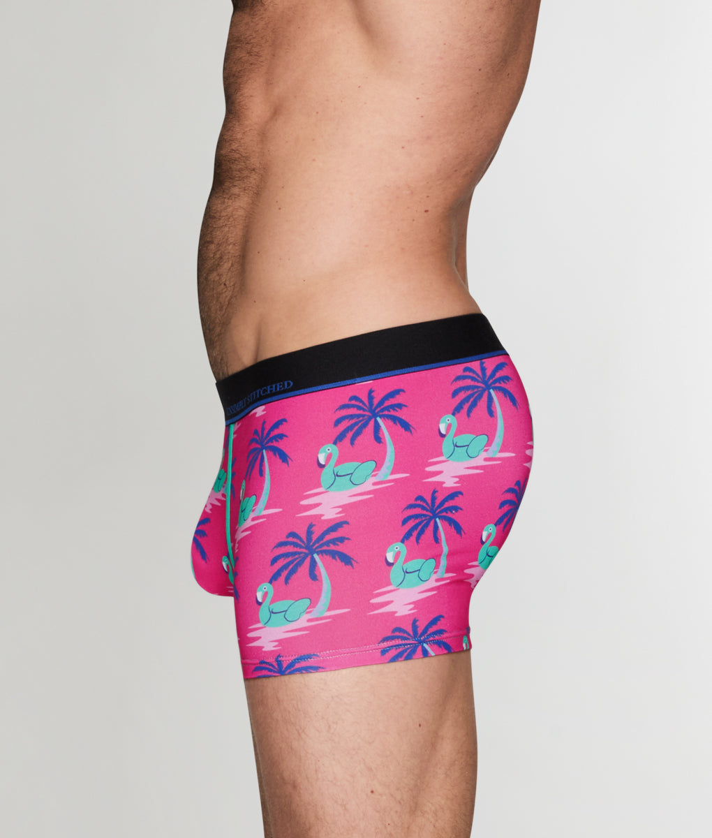 Unsimply Stitched Flamingo Palm Tree Trunk