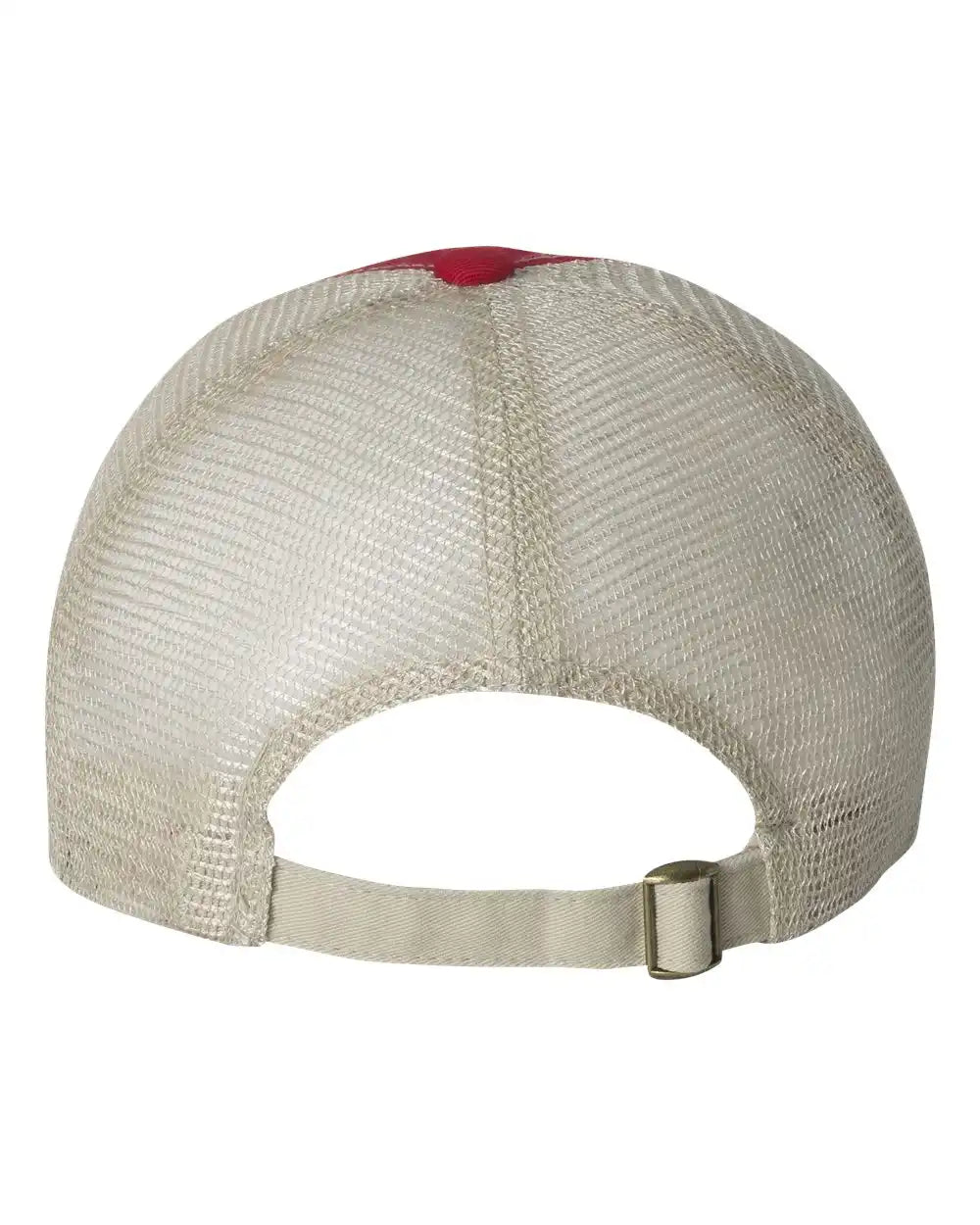 Valucap 3100s Contrast-stitch Mesh-back Cap - 3100 - Red Stone - Red/ / Adjustable