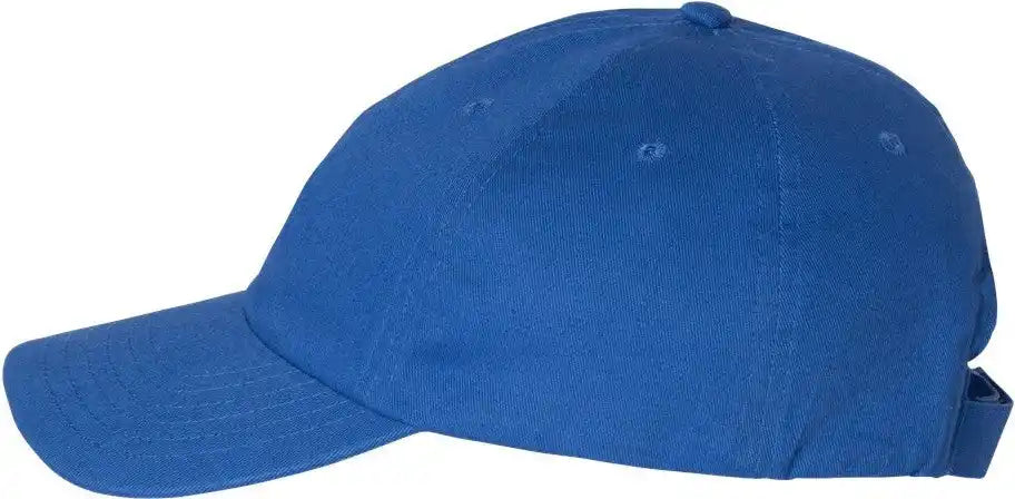 Valucap Vc200 Brushed Twill Cap - Royal - Adjustable