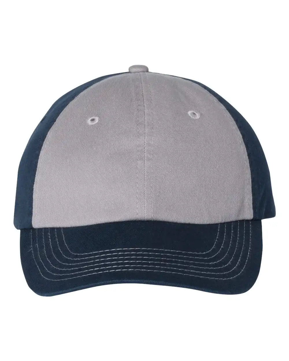 Valucap Vc300a Bio-washed Classic Dad Hat - Grey Navy - Grey/ / Adjustable