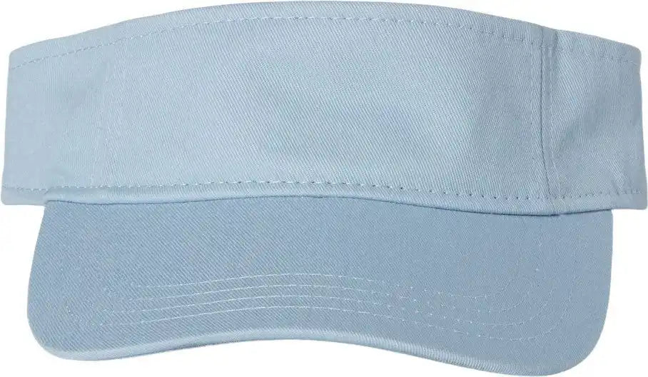 Valucap Vc500 Bio-washed Visor - Baby Blue - Adjustable