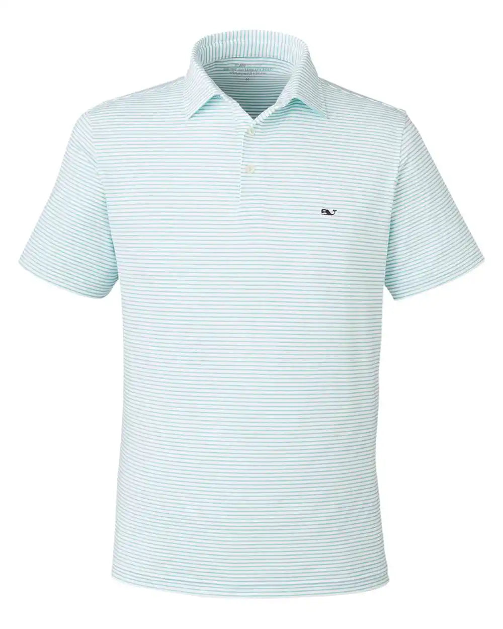Vineyard Vines G012426 Bradley Stripe Sankaty Polo - Andros Blue Tejeda - s