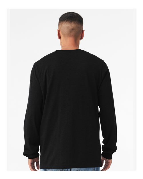 Vintage Black Jersey Long Sleeve Tee - 3501