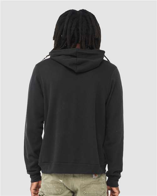 Vintage Black Sponge Fleece Hoodie - 3719
