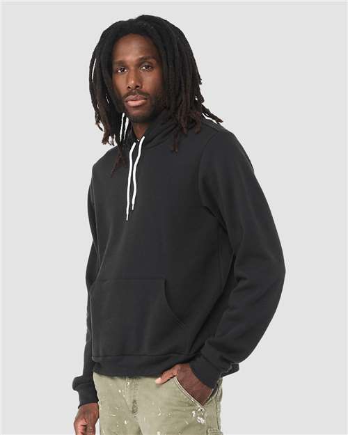 Vintage Black Sponge Fleece Hoodie - 3719