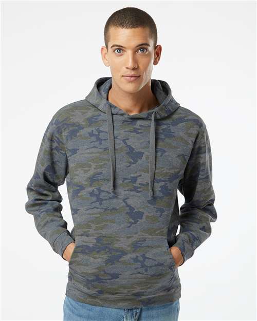 Vintage Camo Elevated Fleece Basic Hoodie - 6926