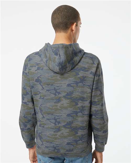 Vintage Camo Elevated Fleece Basic Hoodie - 6926