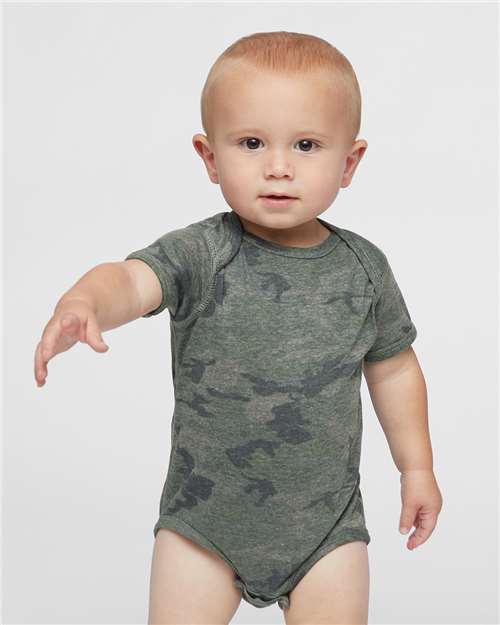 Vintage Camo Infant Fine Jersey Bodysuit - 4424