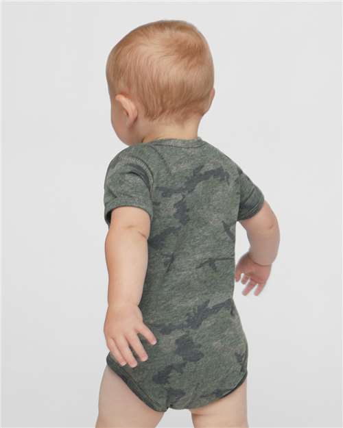 Vintage Camo Infant Fine Jersey Bodysuit - 4424