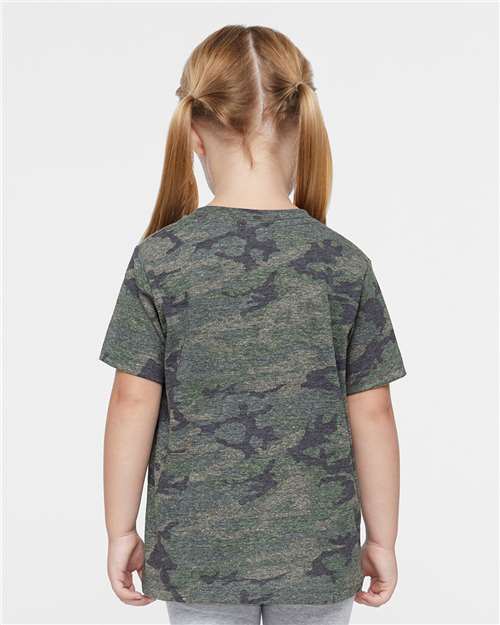 Vintage Camo Toddler Fine Jersey Tee - 3321