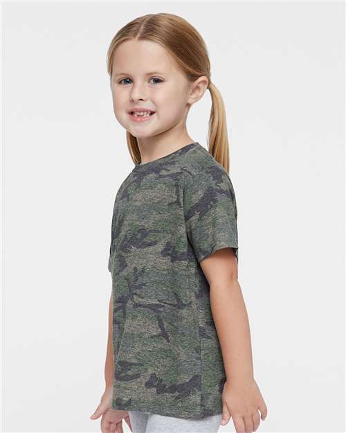 Vintage Camo Toddler Fine Jersey Tee - 3321
