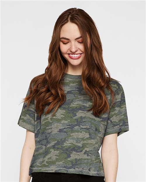 Vintage Camo Women's Boxy Tee - 3518