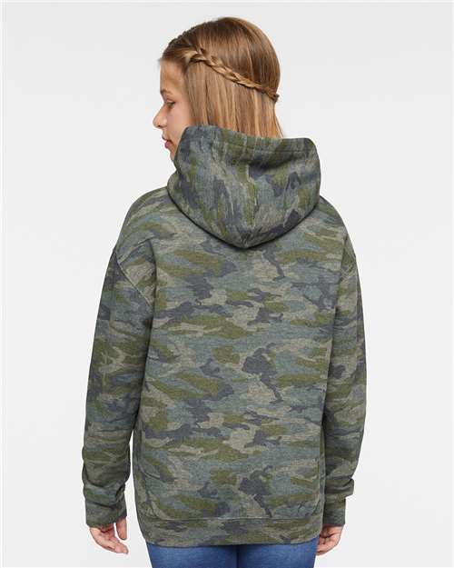 Vintage Camo Youth Fleece Hoodie - 2296