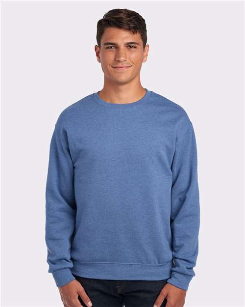 Vintage Heather Blue NuBlend® Crewneck Sweatshirt - 562MR