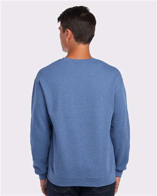 Vintage Heather Blue NuBlend® Crewneck Sweatshirt - 562MR