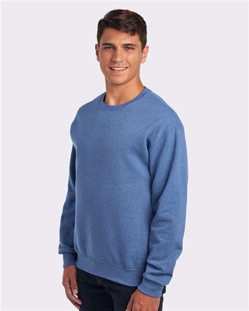 Vintage Heather Blue NuBlend® Crewneck Sweatshirt - 562MR