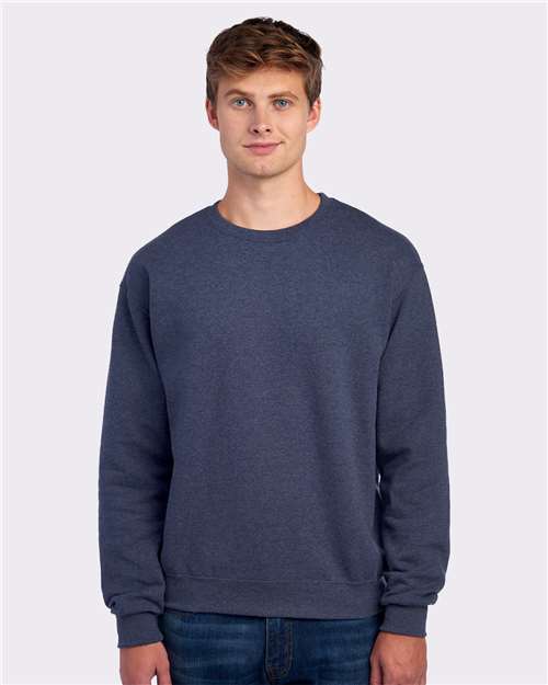 Vintage Heather Navy NuBlend® Crewneck Sweatshirt - 562MR