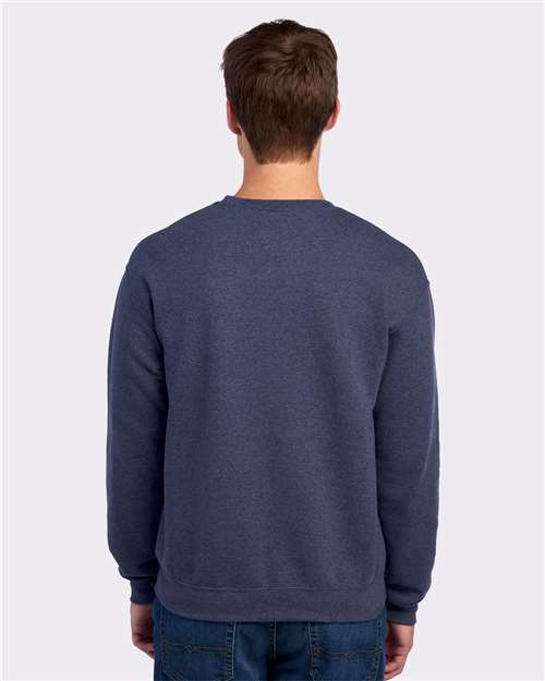 Vintage Heather Navy NuBlend® Crewneck Sweatshirt - 562MR