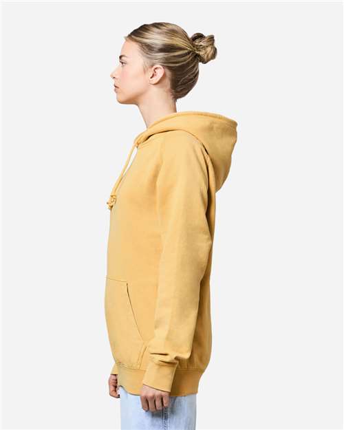Vintage Mustard Vintage Raglan Hooded Sweatshirt - LST004