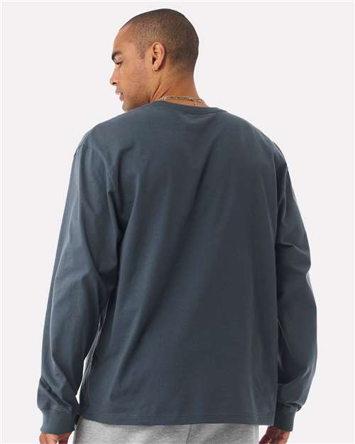 Vintage Navy 7.5 oz Heavyweight Long Sleeve Tee - 4651