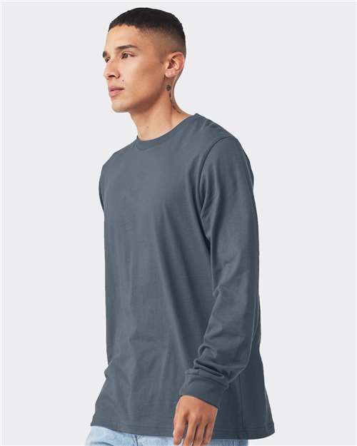 Vintage Navy Jersey Long Sleeve Tee - 3501