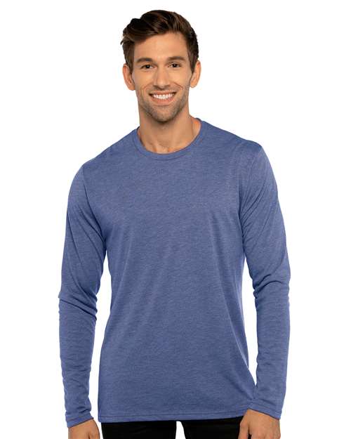 Vintage Royal Triblend Long Sleeve T-Shirt - 6071