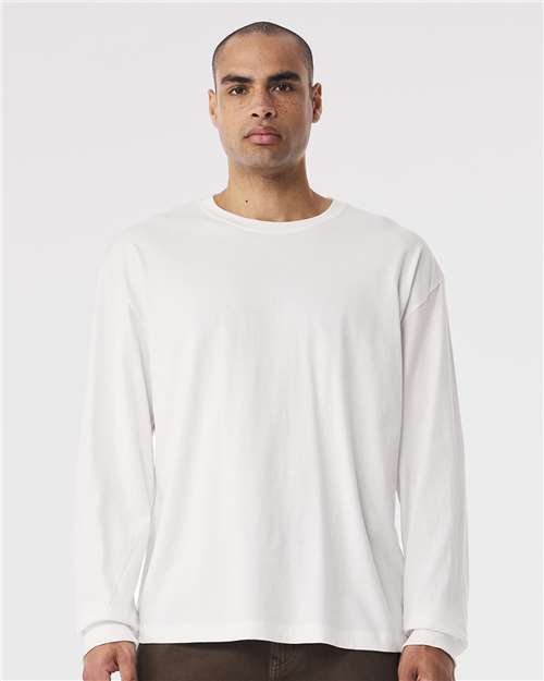 Vintage White 6 oz. Heavyweight Long Sleeve Tee - 3511
