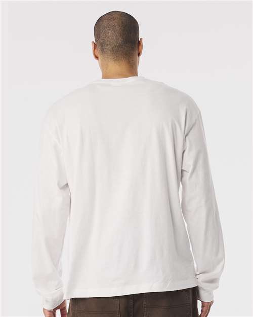 Vintage White 6 oz. Heavyweight Long Sleeve Tee - 3511