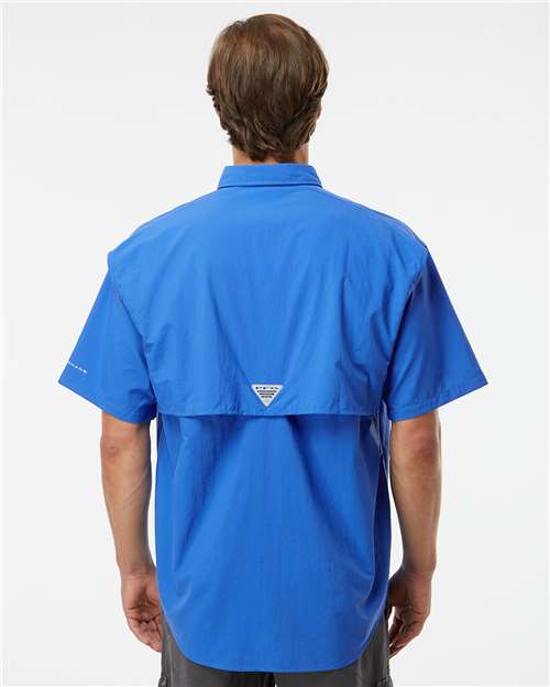 Vivid Blue PFG Bahama™ II Short Sleeve Shirt - 212464