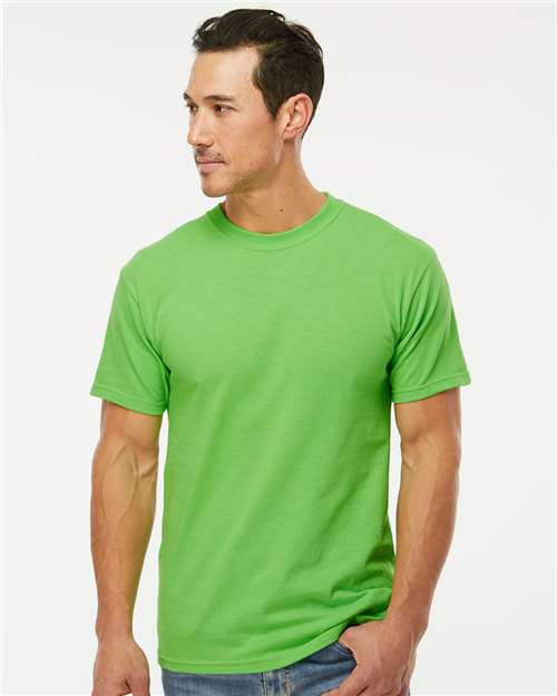 Vivid Lime Gold Soft Touch T-Shirt - 4800