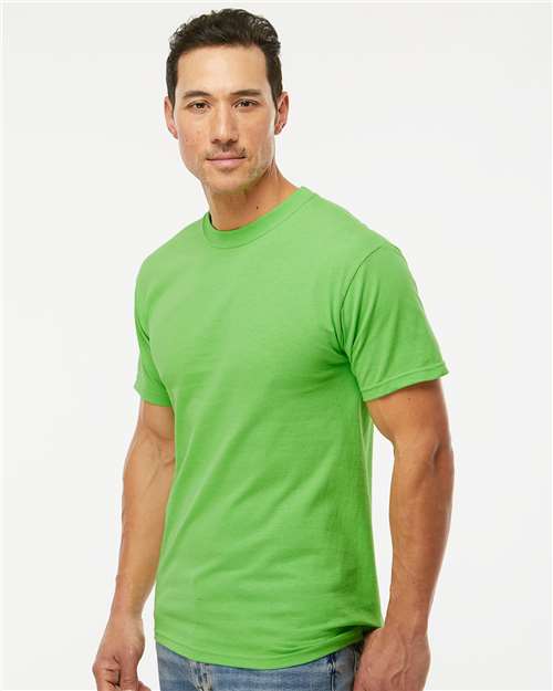 Vivid Lime Gold Soft Touch T-Shirt - 4800