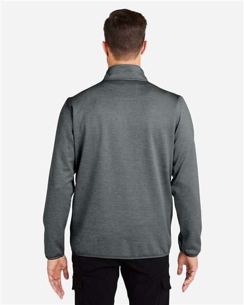 Volcanic Ash Heather Cold Front Quarter-Zip Pullover - H130098