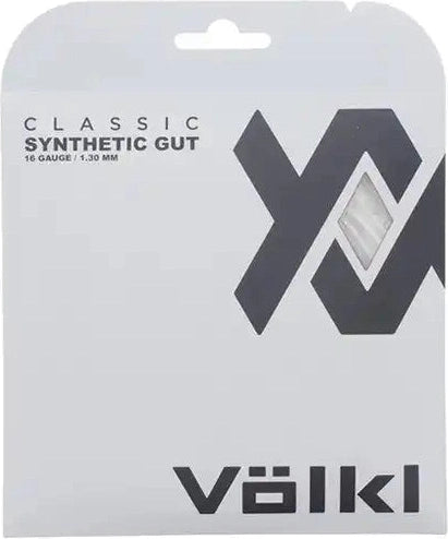 Volkl Classic Synthetic Gut 16g Tennis String - Black